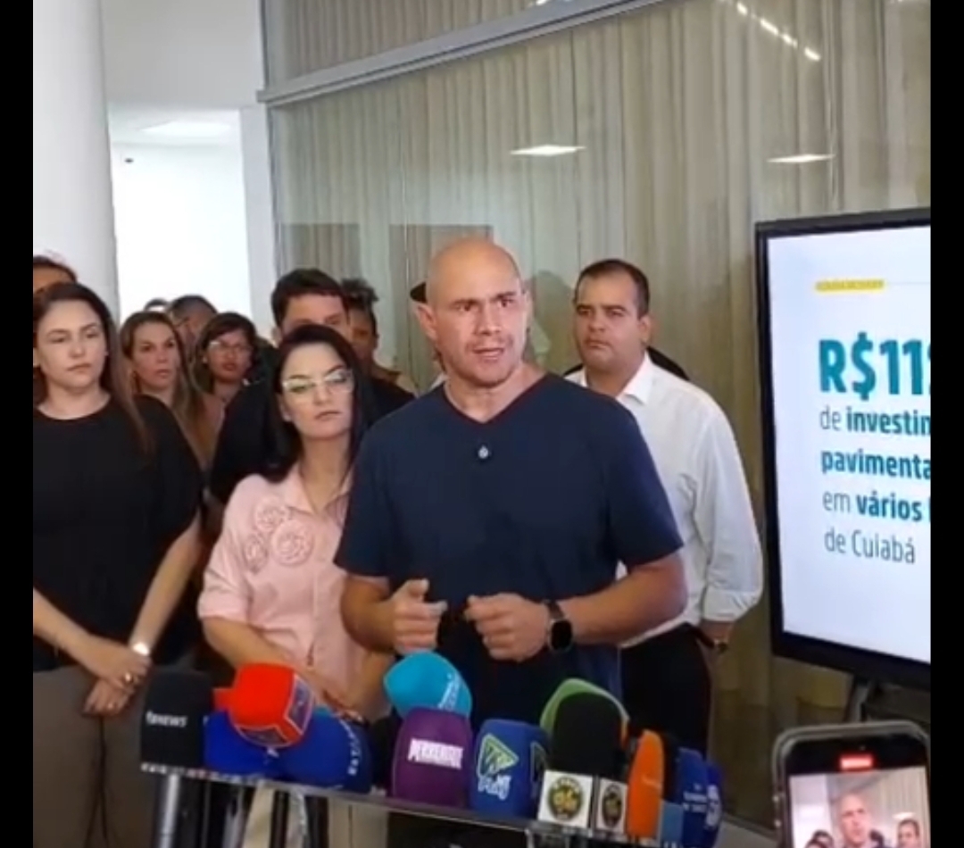 Abilio anuncia empréstimo de R$ 112 milhões para asfaltar 19 bairros em Cuiabá