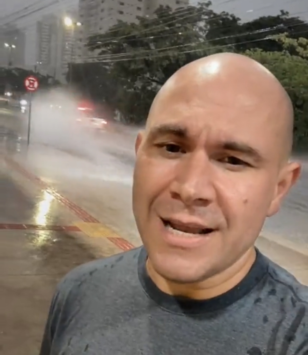 Abilio Brunini alerta moradores após forte chuva em Cuiabá