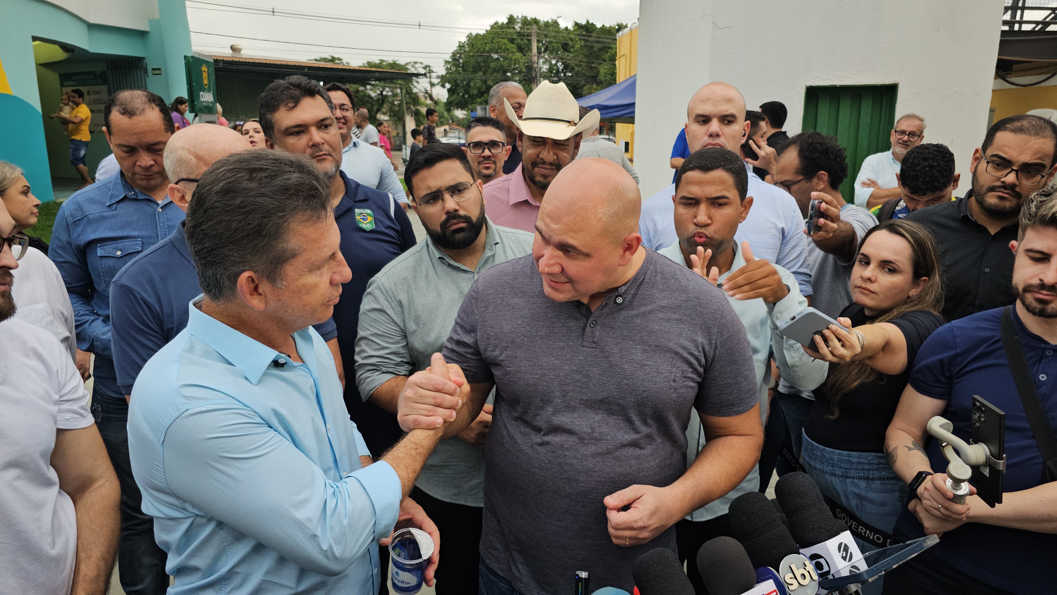 Abilio Brunini e  Mauro Mendes Selam Parceria para o Desenvolvimento de Cuiabá