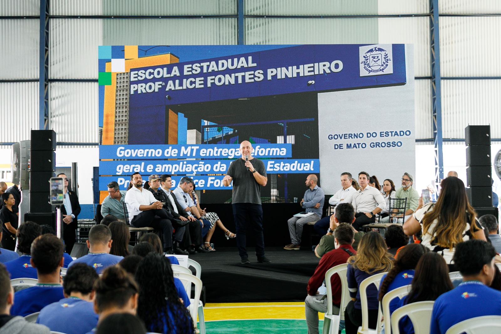 Abílio Brunini reforça que escolas com boa estrutura potencializam educação