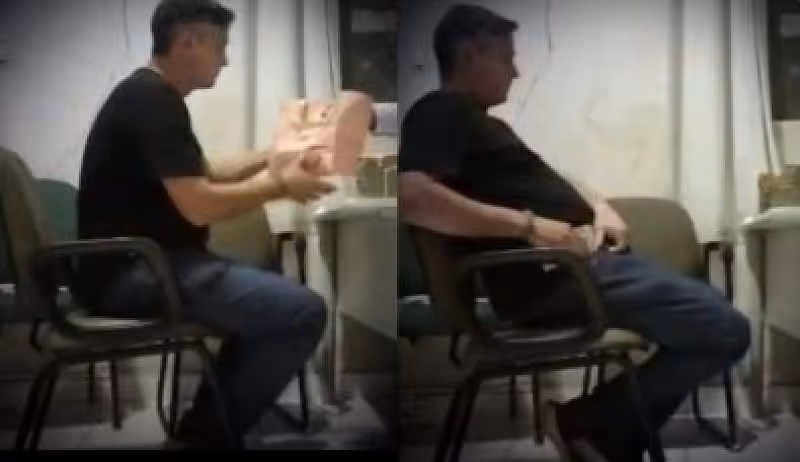 Bomba: presidente do DAE de Várzea Grande é flagrado recebendo maços de dinheiro em espécie