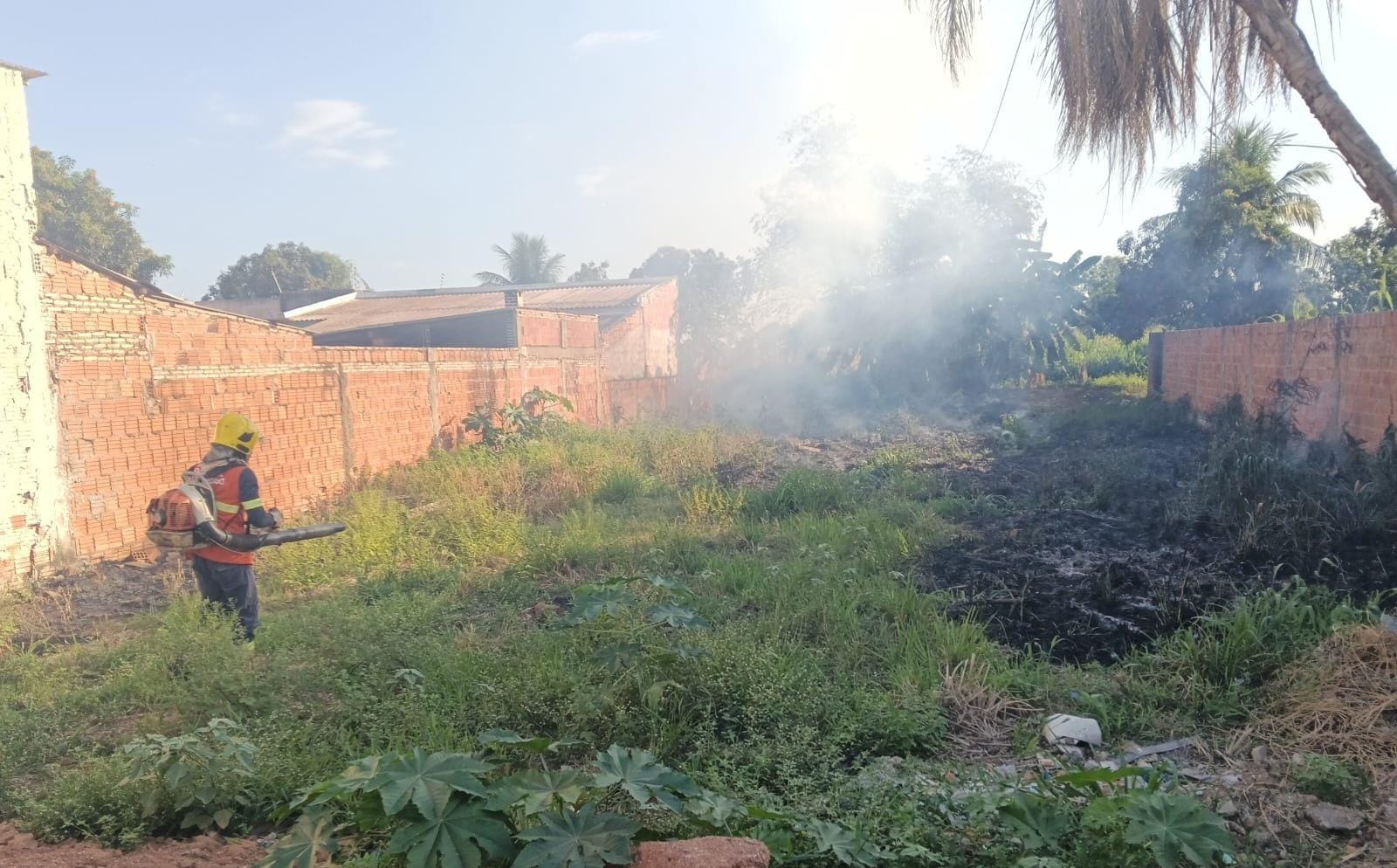 Bombeiros combatem 14 incêndios florestais em Mato Grosso neste domingo