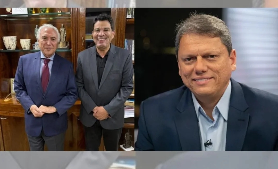 Cidinho articula com Michel Temer candidatura de Tarcísio ao Planalto em 2026