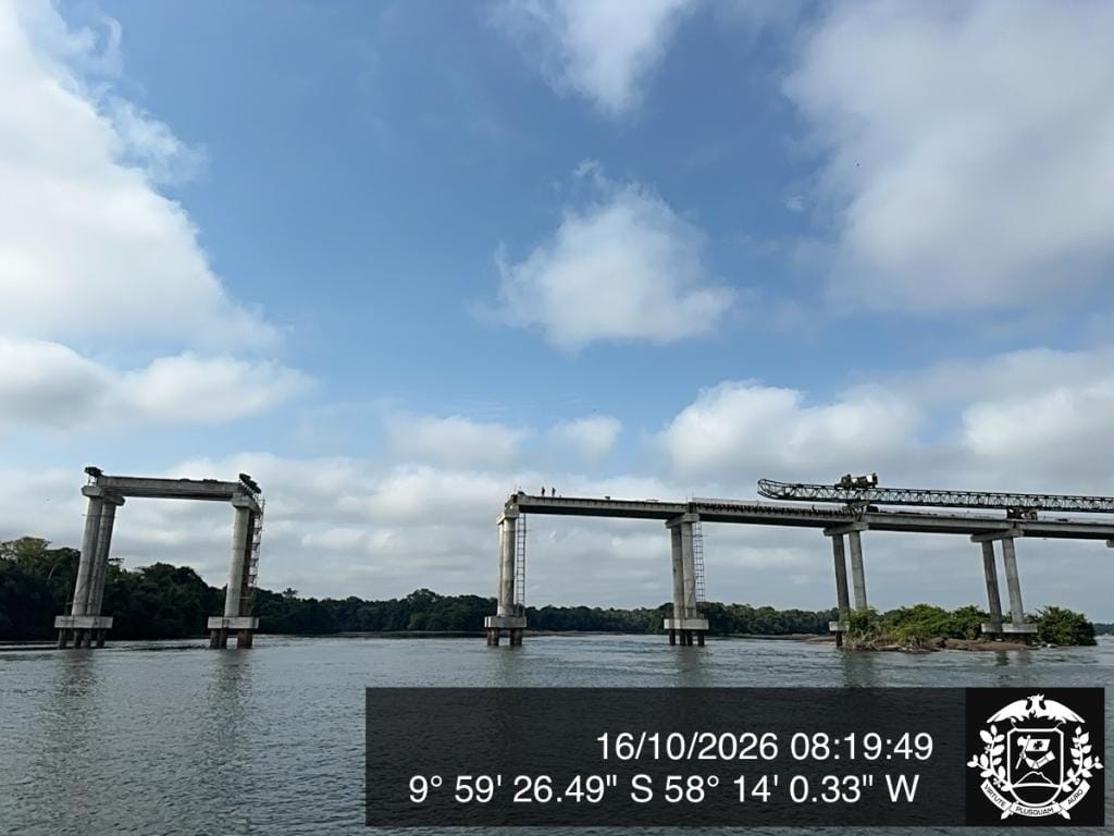 Construção da maior ponte de Mato Grosso chega a 77% de execução