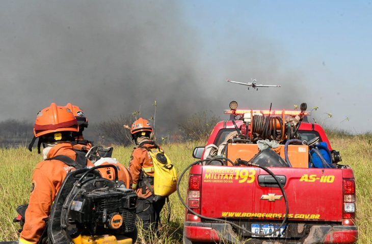 Corpo de Bombeiros combate 18 incêndios florestais neste sábado (29)