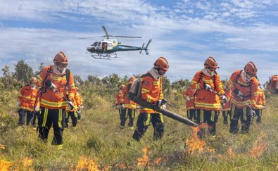 Corpo de Bombeiros combate nove incêndios florestais e extingue outros três em MT