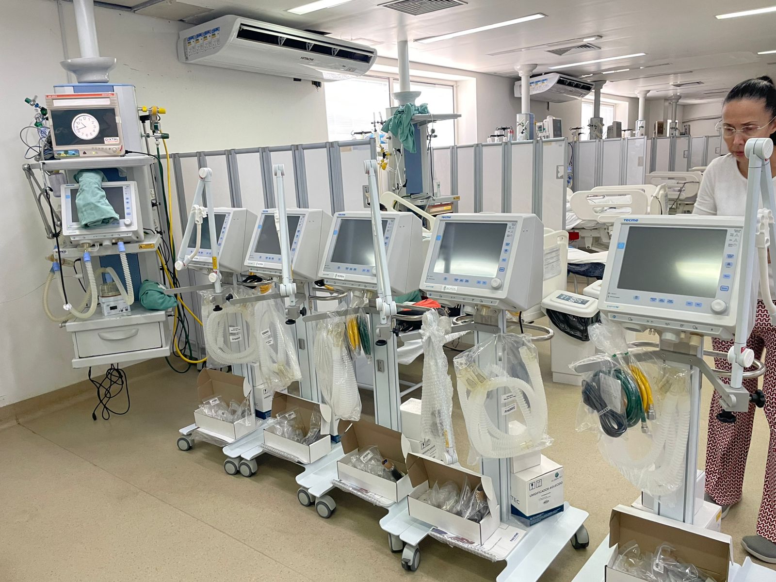Cuiabá investe R$ 327 mil e reforça UTI Pediátrica com novos respiradores