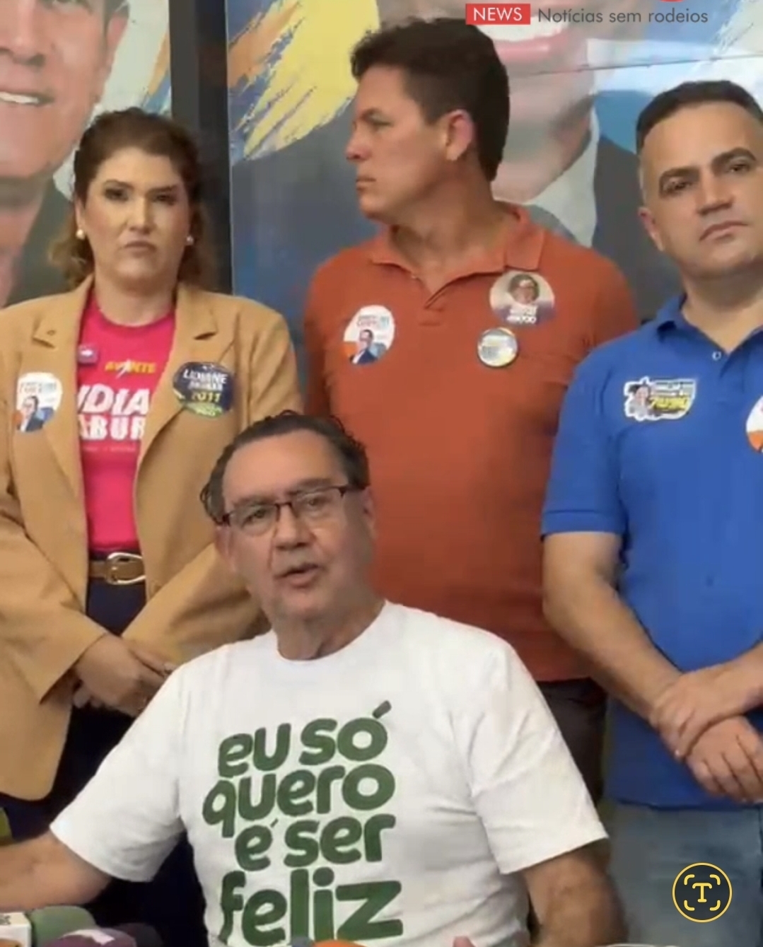 Em Cuiabá, Augusto Cury dispara contra Flávio: “Sempre viveu do dinheiro público”