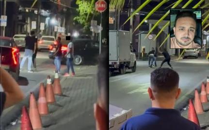 Empresário leva  surra  de  Populares Após Episódio de Destruição na Praça Popular