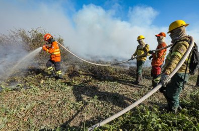 Estiagem castiga MT: Bombeiros combatem 25 incêndios e extinguem outros nove em 24 horas