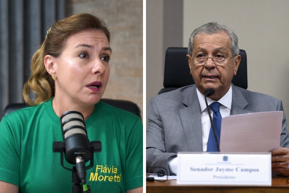 Flávia Moretti alfineta Jayme Campos e diz ter feito em um ano o que ele nunca fez em Várzea Grande