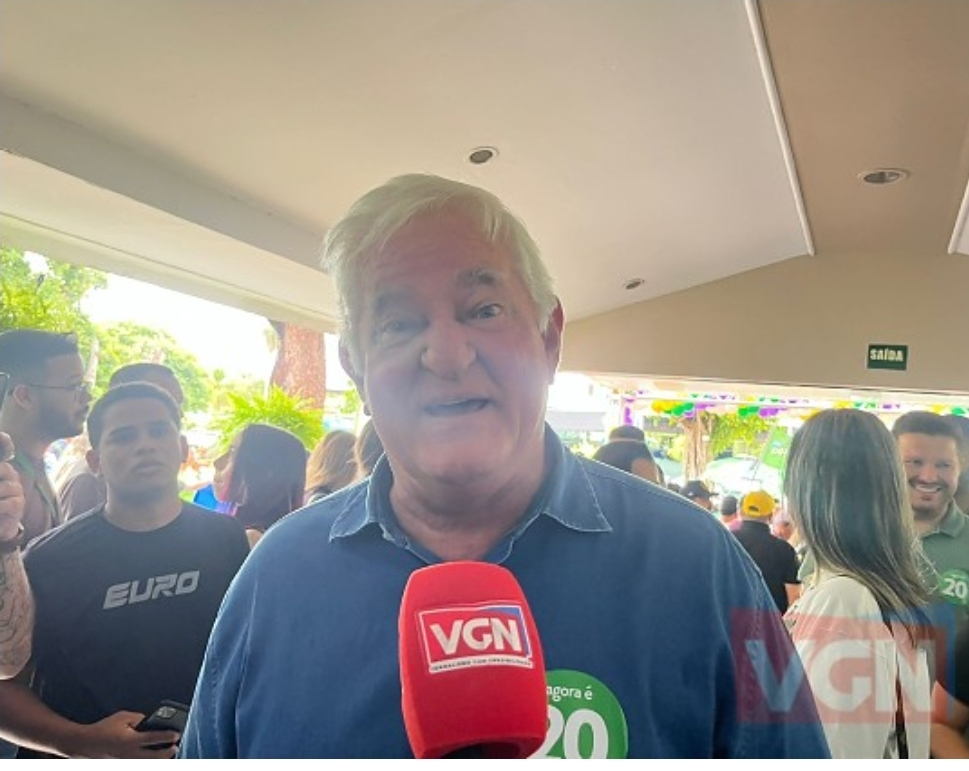 Galvan participa de filiação do Podemos e diz que conversa com Max Russi pode avançar para disputar o Senado