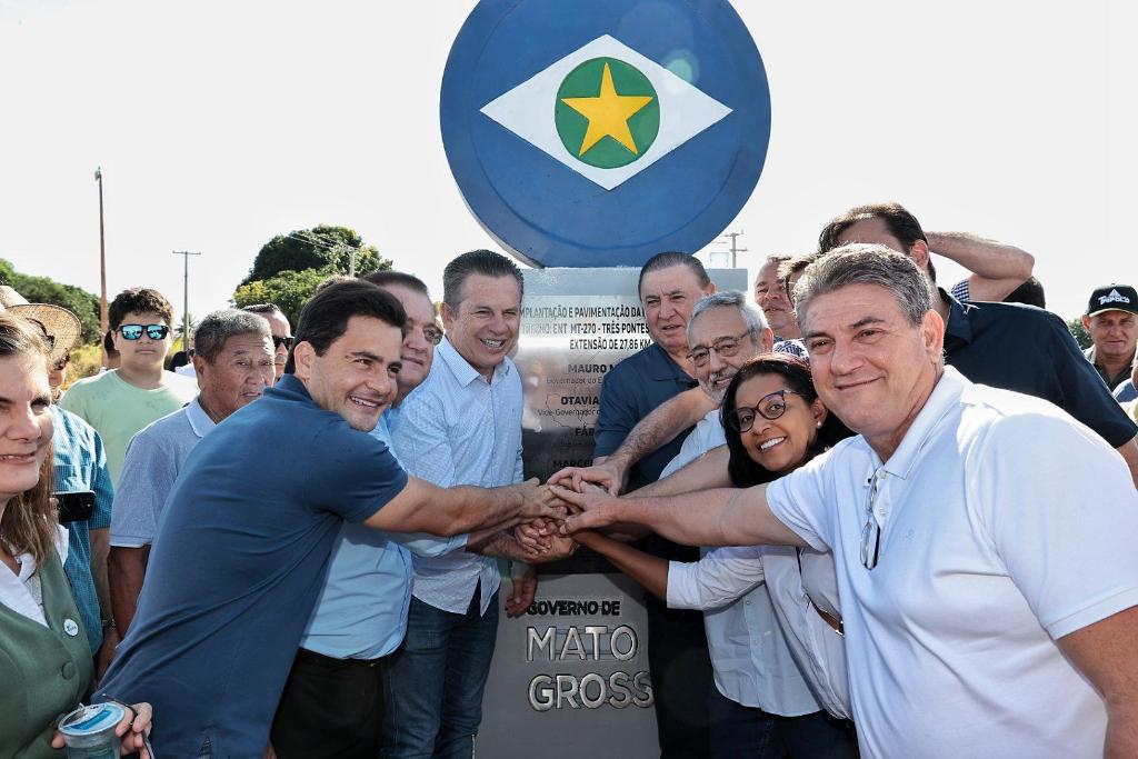 Governo entrega 123 km de asfalto em Rondonópolis