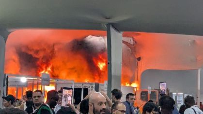 Incêndio atinge pavilhão na COP30