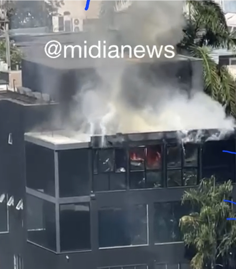 Incêndio atinge sede da agência ZF , em Cuiabá