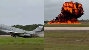 Jatinho particular explode durante pouso na República Dominicana