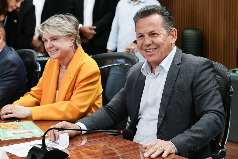 Mauro Mendes elogia atuação de Margareth Buzetti e declara apoio à sua pré-candidatura ao Senado