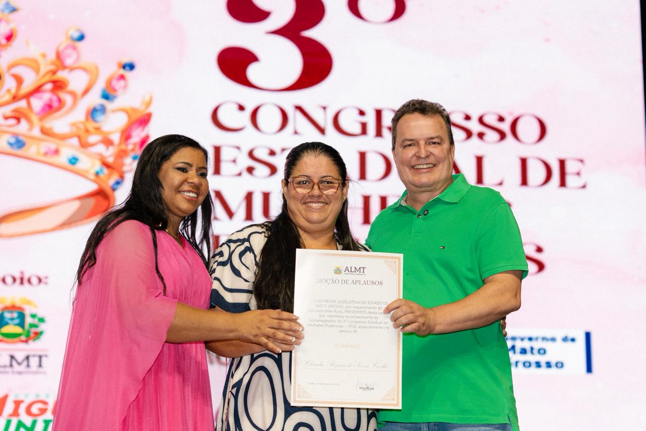 Max Russi prestigia 3º Congresso Estadual de Mulheres Poderosas e reforça apoio ao protagonismo feminino