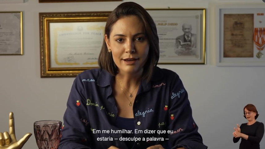 Michelle Bolsonaro posta vídeo e diz ter sido maltratada e humilhada por Flávio