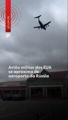 Avião militar dos EUA se aproxima de aeroporto da Rússia