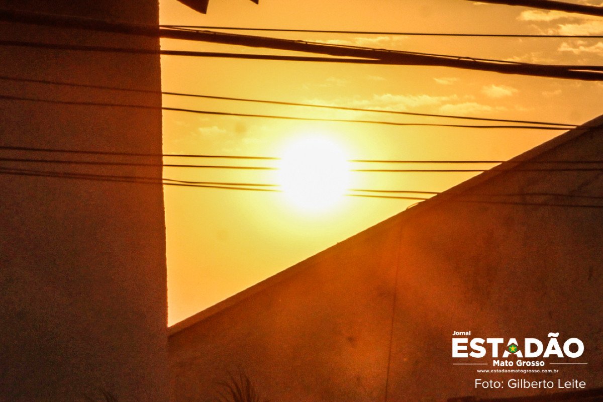 Cuiabá enfrentará calor intenso no fim de semana com temperaturas de até 41°C