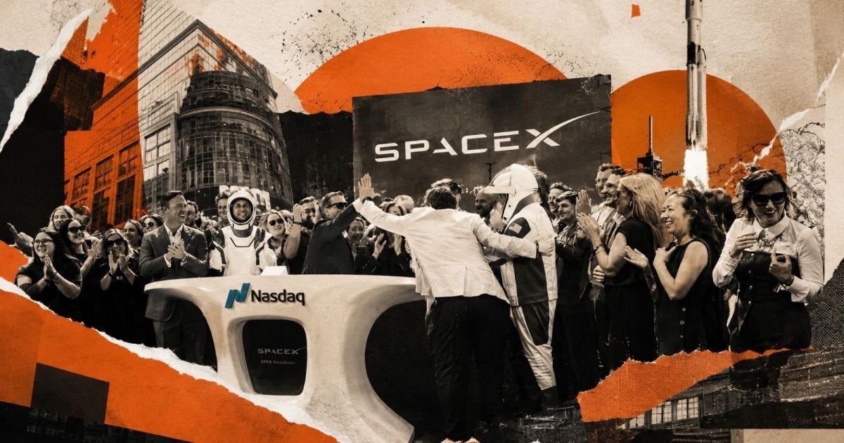 SpaceX integra Nasdaq 100 após maior oferta pública de ações da história