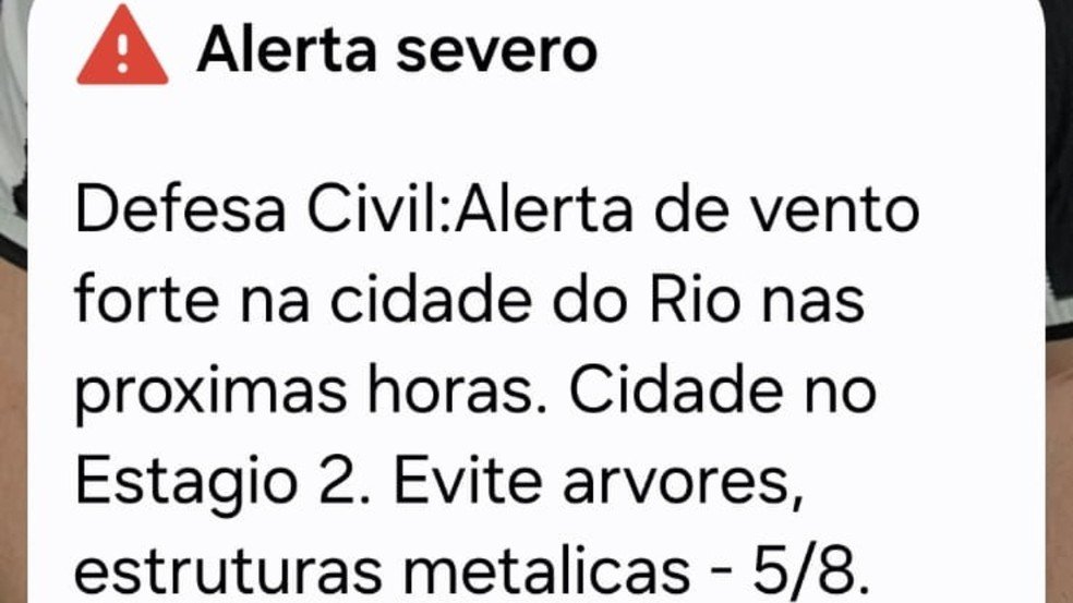 Rio de Janeiro em alerta: ventos severos podem chegar a 76 km/h nesta quarta-feira