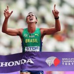 Ouro para o Brasil! Caio Bonfim é campeão mundial nos 20km da marcha atlética Ouro para o Brasil! Caio Bonfim é campeão mundial nos 20km da marcha atlética