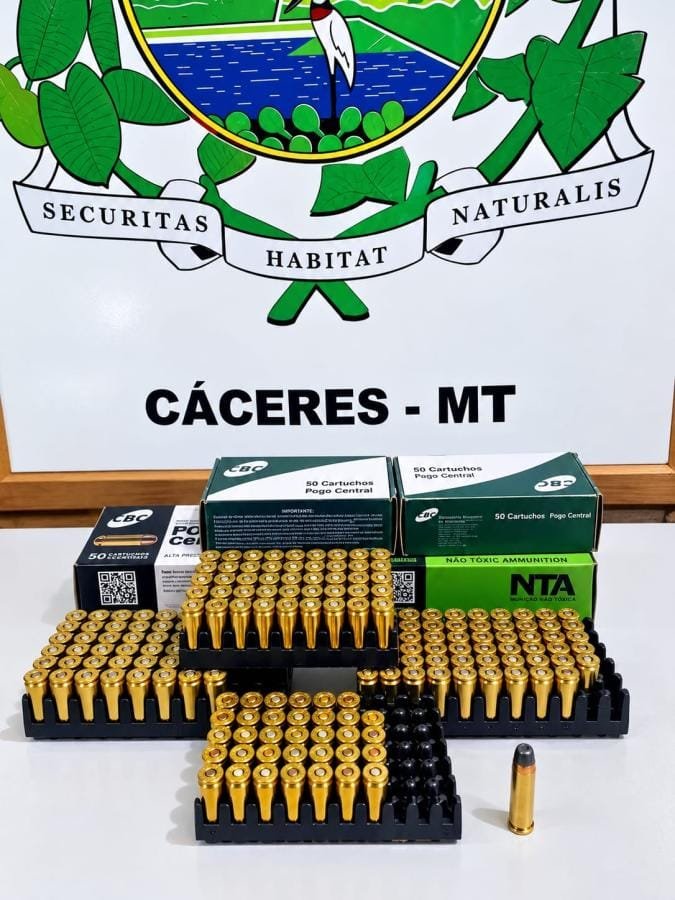 Polícia Militar Ambiental apreende munições restritas e descobre construções irregulares em área de preservação em Mato Grosso