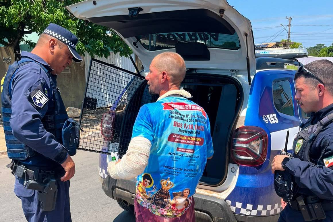 Homem com medida protetiva é preso ao tentar invadir escola em Várzea Grande