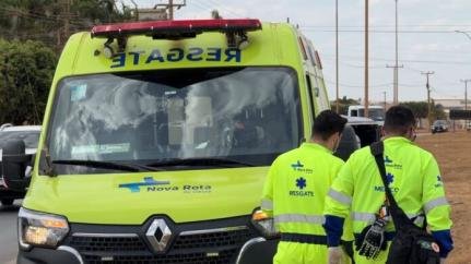 BR-364 em Várzea Grande sofre interdição após colisão entre automóvel e carreta-tanque