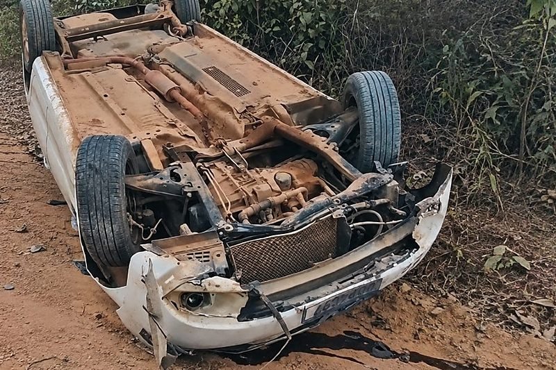 Criança de 7 anos falece em capotagem após motorista desviar de motocicleta em Colniza