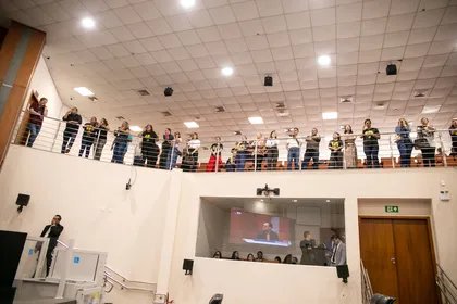 Servidores do Poder Judiciário participaram da votação em Plenário