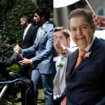 “Meu sogro”: Julinho Casares homenageia Faustão após casamento com Lara Silva
