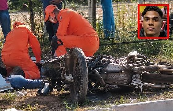 Motociclista morre em colisão frontal com carro em Cáceres