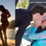 Sabrina Sato troca beijos com Nicolas e exibe barriguinha da gravidez: “Dias cheios de amor”