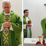 Papa Leão XIV aparece celebrando missa dias após retirada de câncer no pulmão