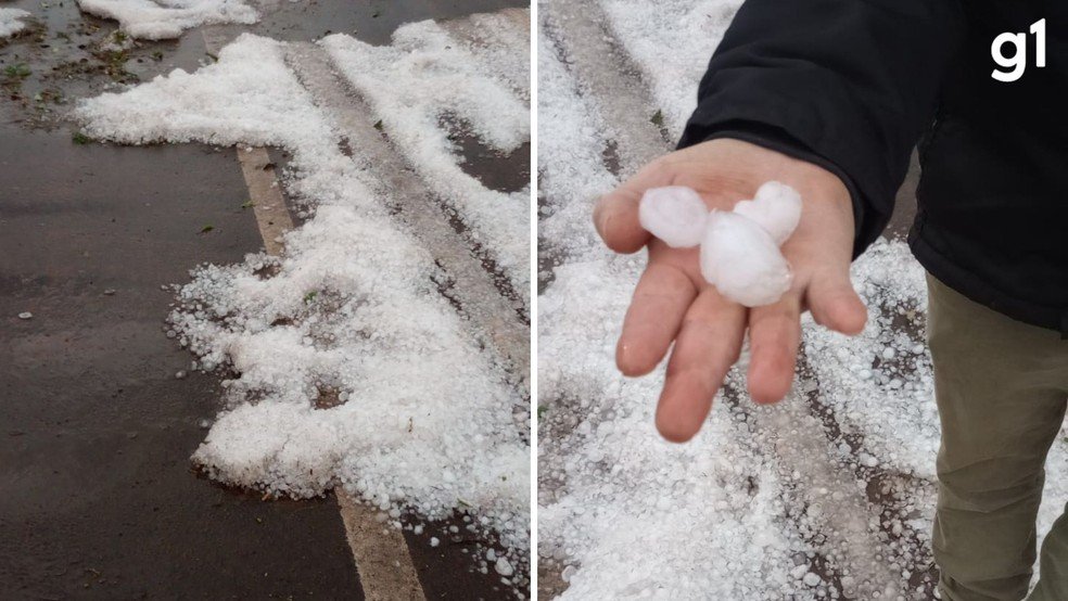 Temporal com granizo causa destruição em Três Palmeiras; mais de mil casas danificadas no RS