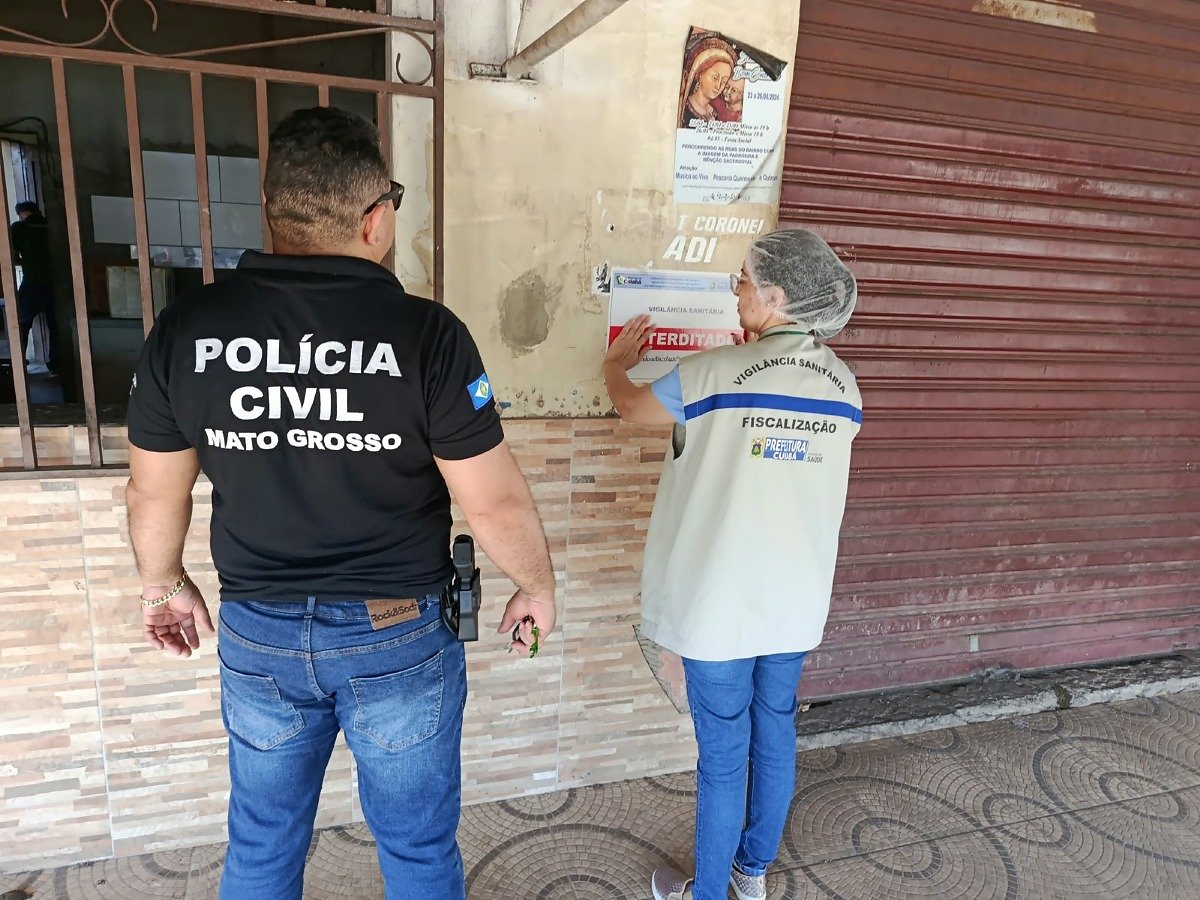 Padaria em Cuiabá é flagrada funcionando irregularmente após mais de um ano de interdição