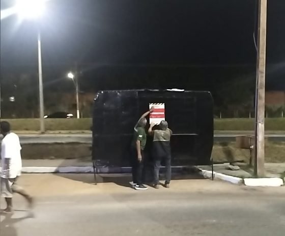 Trailers são interditados 