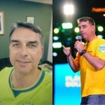 No antigo gabinete do pai, Flávio Bolsonaro convoca apoiadores para convenção do PL