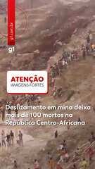 Deslizamento em mina de ouro deixa mais de 100 mortos na República Centro-Africana