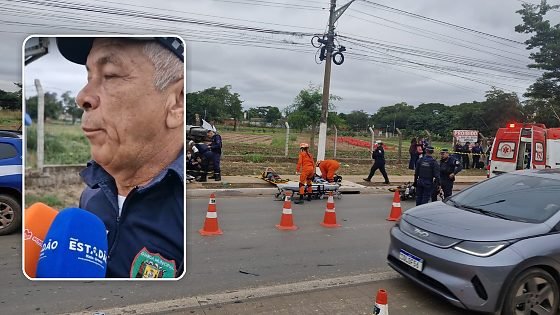 Colisão em cadeia na Avenida da FEB deixa uma vítima fatal em Várzea Grande