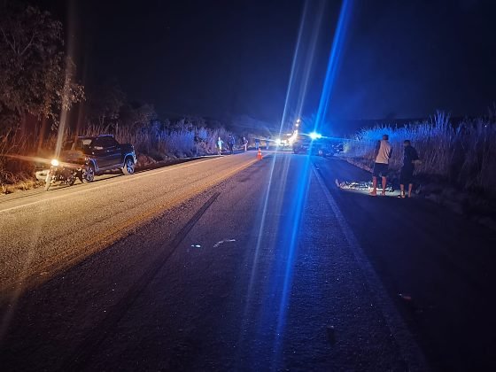 Motociclista de 62 anos morre em colisão com Fiat Toro na BR-070 em Mato Grosso