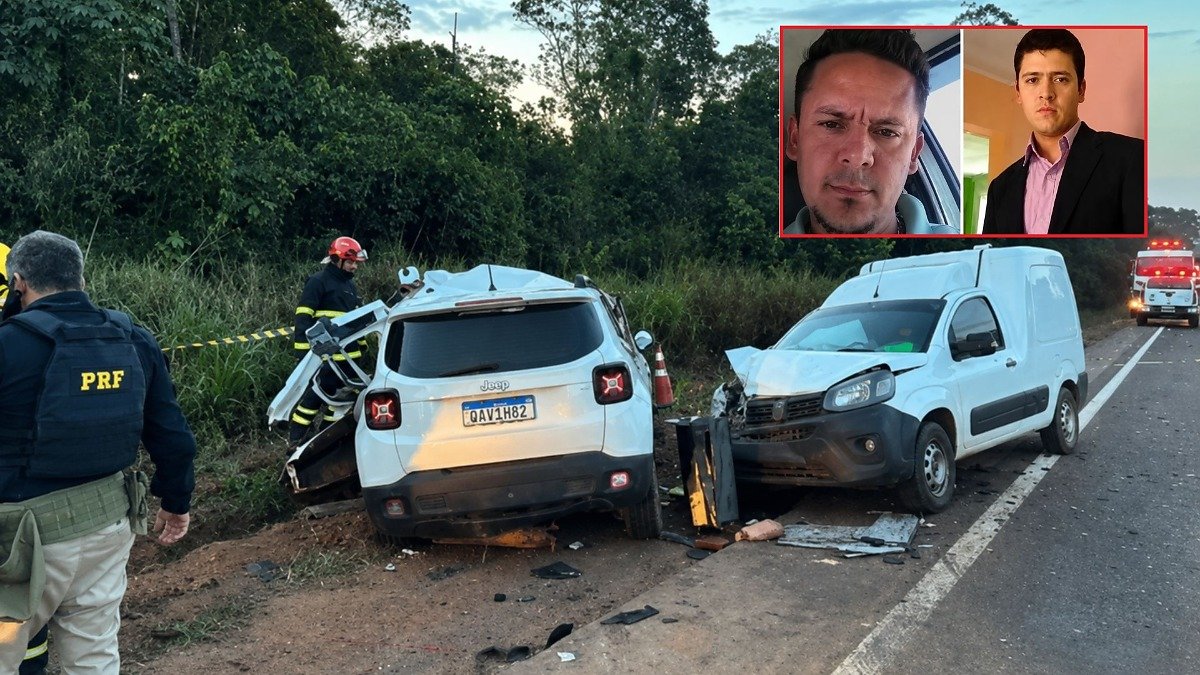 Irmãos morrem em colisão na BR-163 com veículo carregado de drogas em Mato Grosso