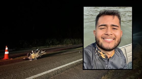 Estudante de Direito falece em colisão frontal entre motocicleta e caminhonete na BR-174