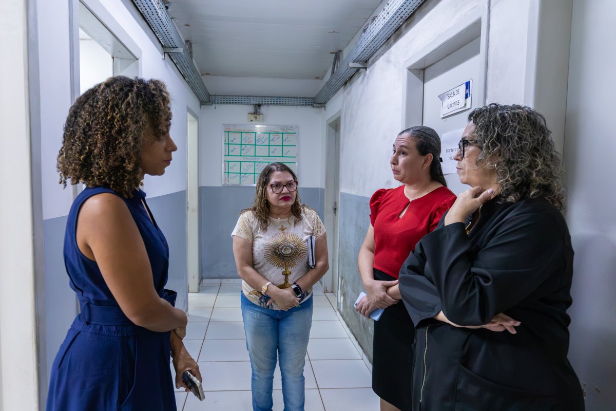 USF Araçá/Santa Amália passa por vistoria técnica e inicia obras de recuperação estrutural