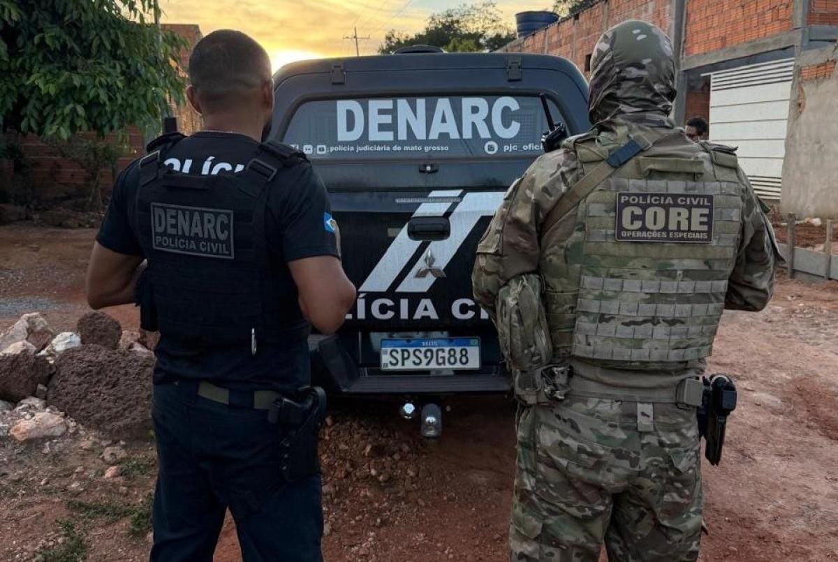 Operação Vértice: Polícia Civil prende membros de facção por tráfico de drogas em Cuiabá