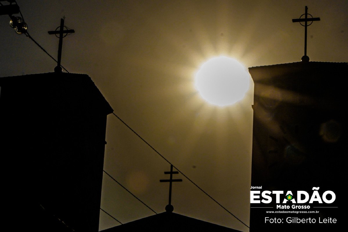 Previsão de chuva e queda de temperatura em Cuiabá neste domingo