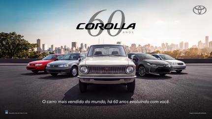 Toyota celebra 60 anos do Corolla com primeiro encontro de proprietários em concessionárias do Brasil